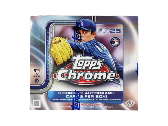 2025 Topps Chrome Baseball Jumbo Box